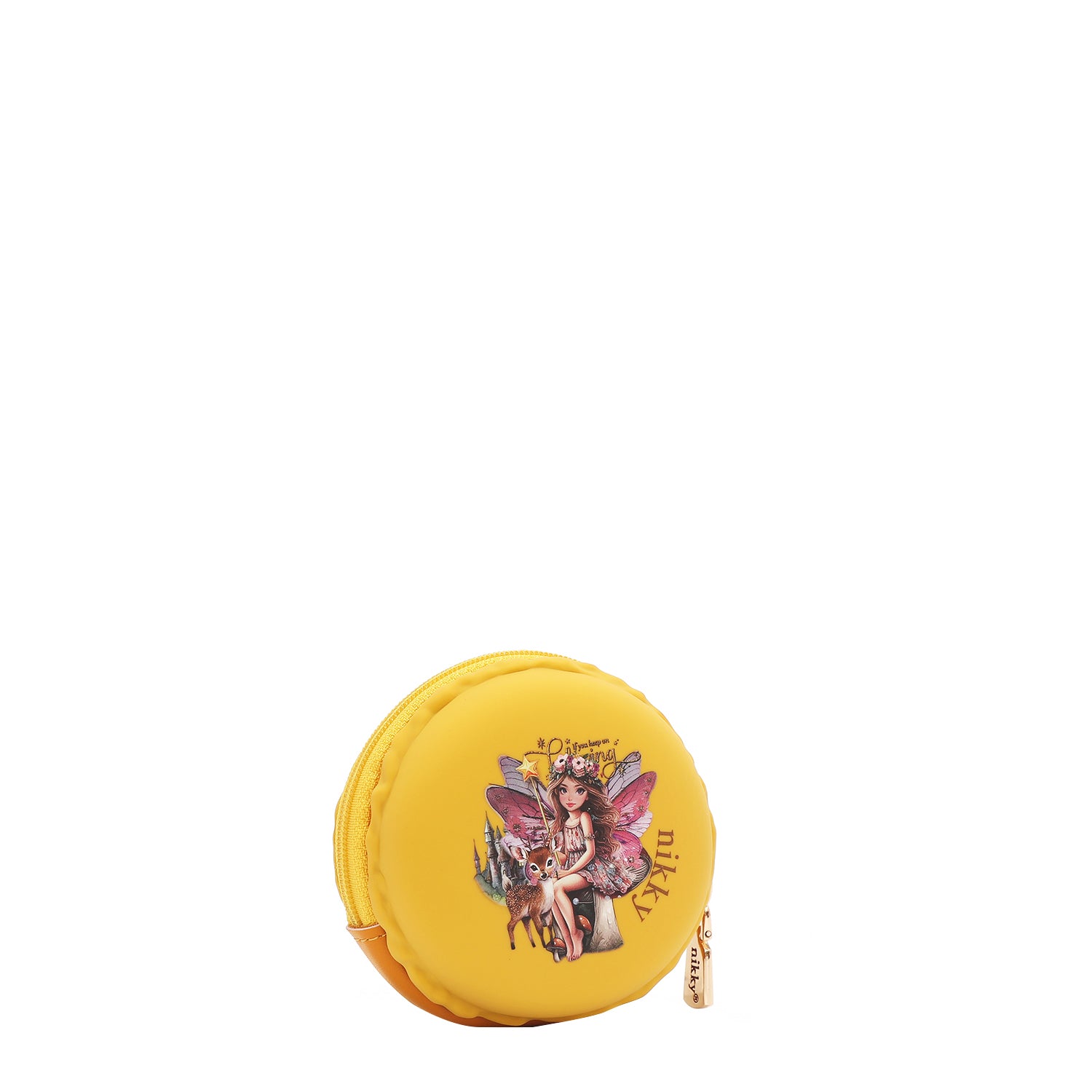 CUSTODIA ROTONDA IN SILICONE (<tc>FAIRY TALE</tc> SENAPE)