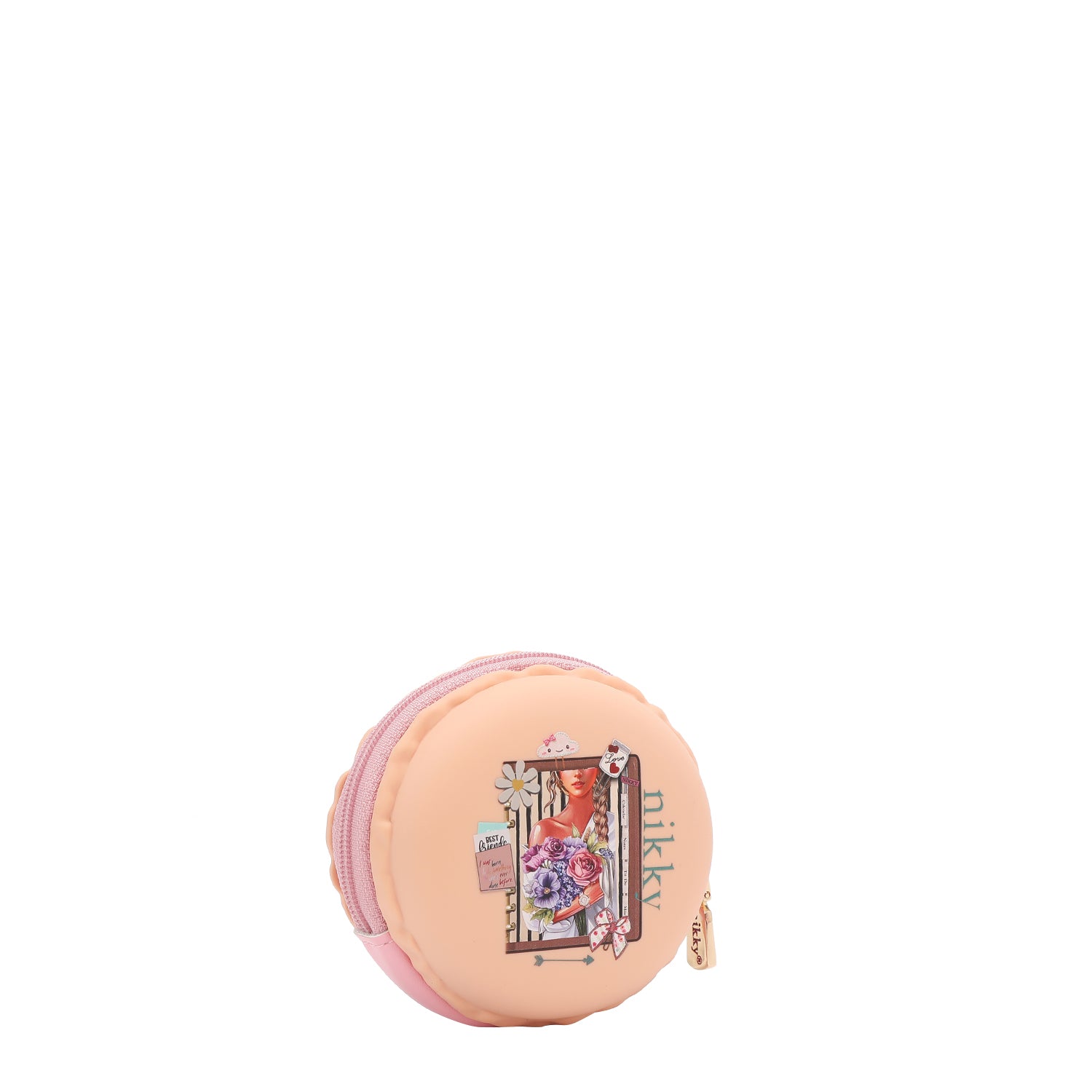 CUSTODIA ROTONDA IN SILICONE (<tc>NOSTALGIA</tc> SALMONE)