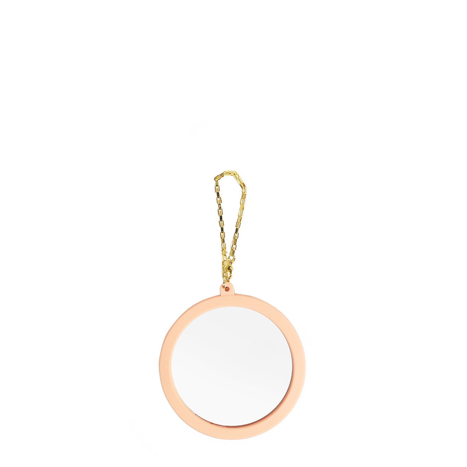 SPECCHIO IN SILICONE COMPATTO (MEANT TO LOVE YOU SALMON)