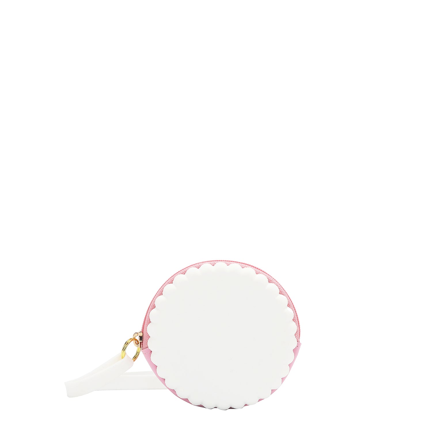 ESTOJO REDONDO DE SILICONE COM PULSEIRA (<tc>EIFFEL DREAMS</tc> BRANCO)