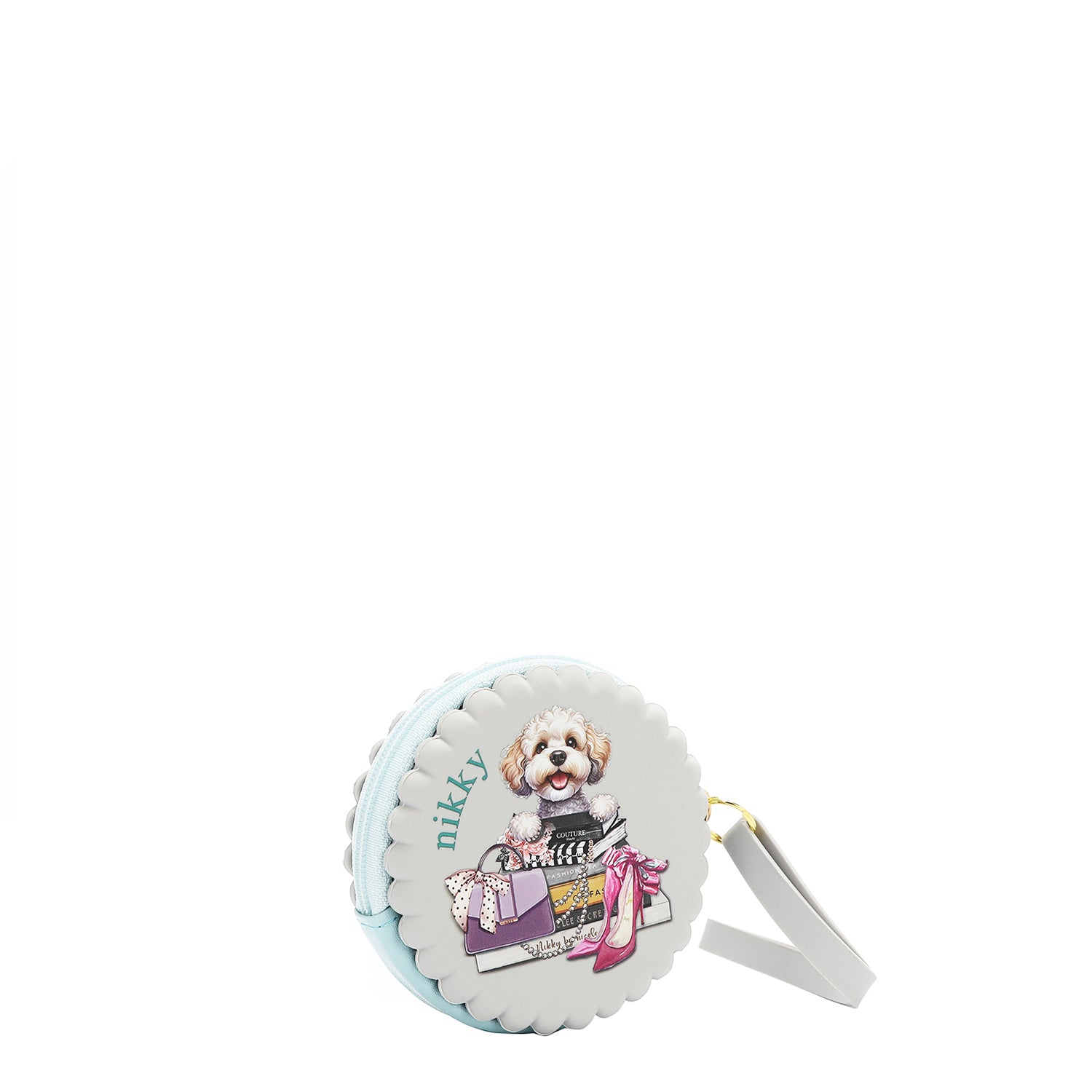 CUSTODIA ROTONDA IN SILICONE CON BRACCIALE (MEANT TO LOVE YOU GRIGIA)