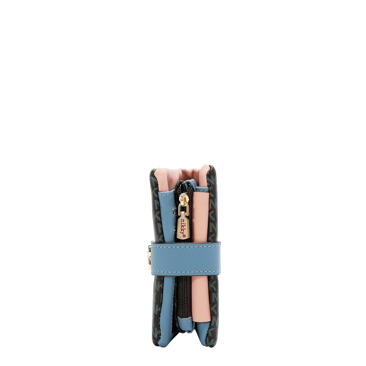 PORTAFOGLIO TRIPLA ZIP (GLAMOROUS WALK - NERO)