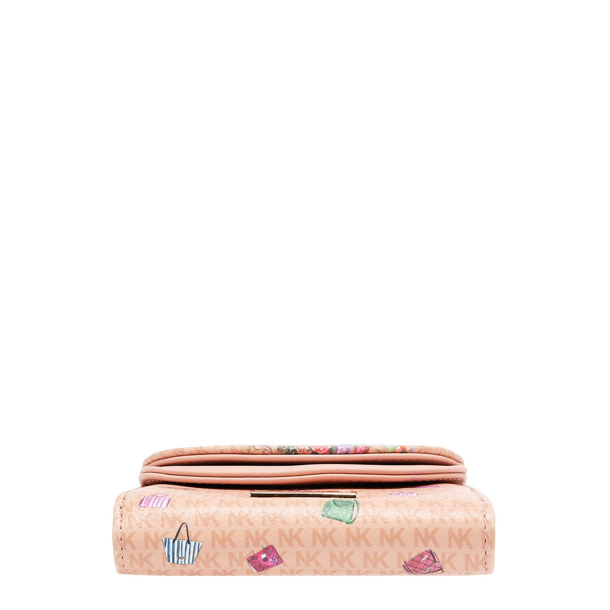 CARTERA COMPACTA DOBLE SOLAPA (GLAMOROUS WALK-ROSA)