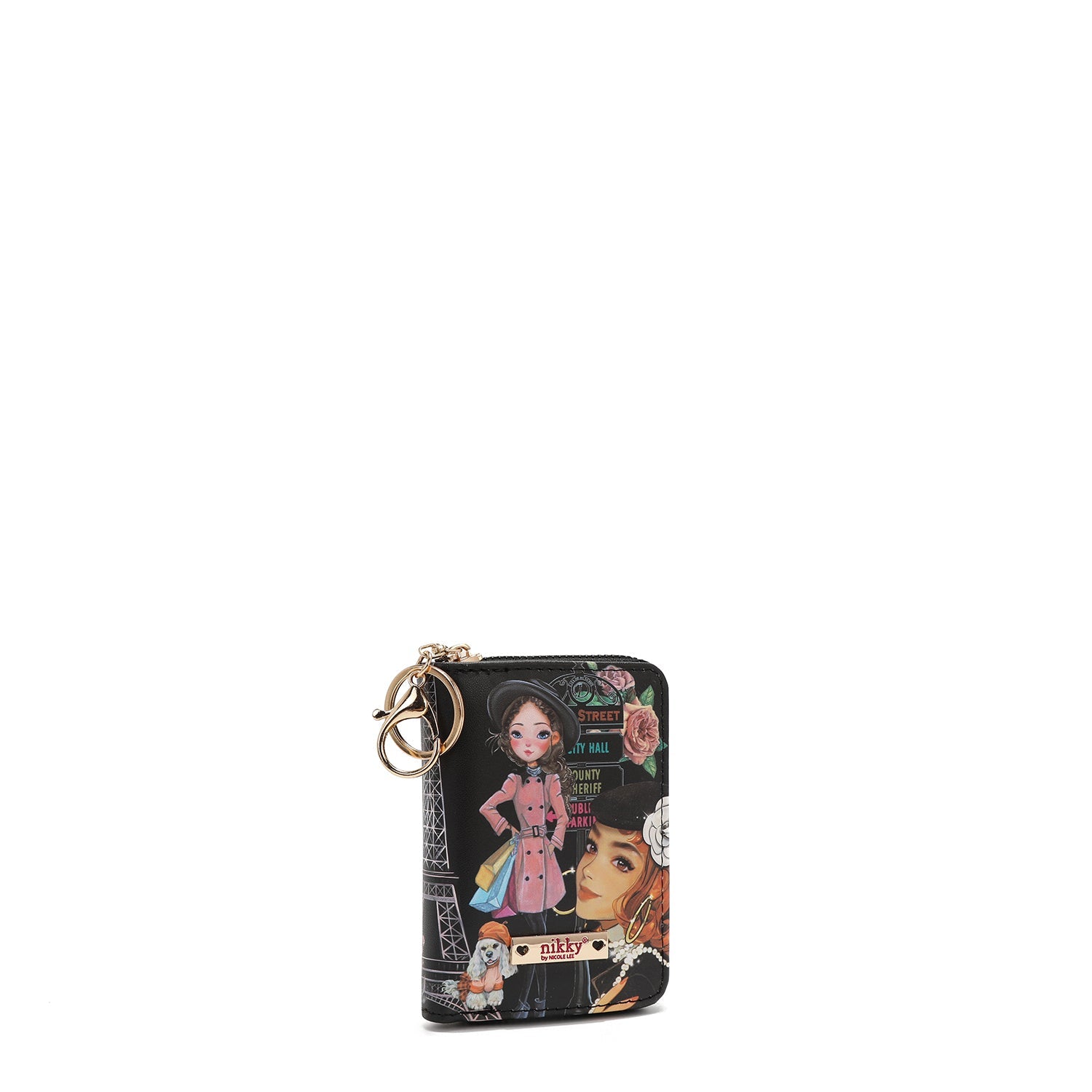 CARD HOLDER WITH ACCORDION TYPE ZIPPER (<tc><tc>Nikky</tc></tc> MAKES FRIENDS)