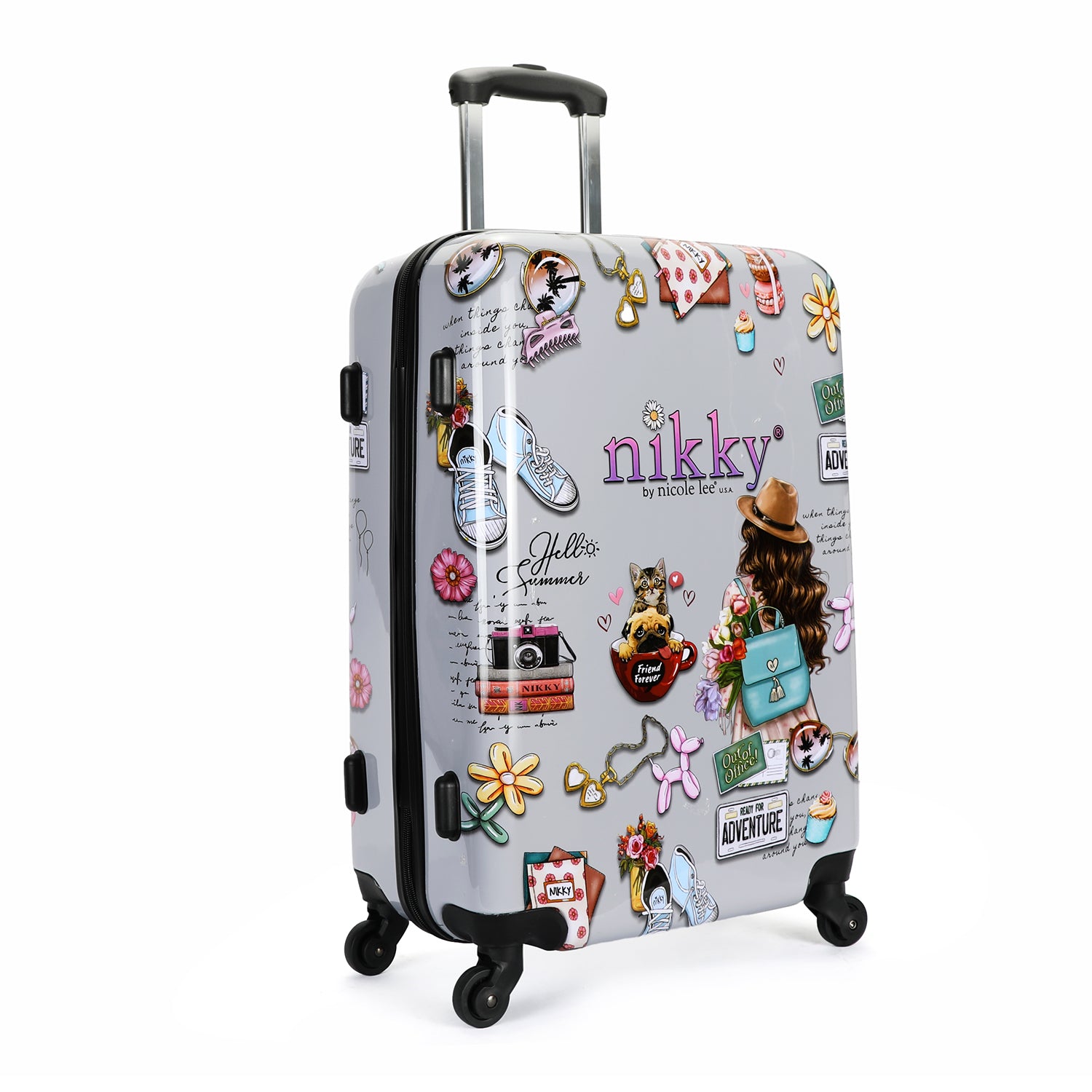 SET OF 3 ABS PLASTIC SUITCASES <tc><tc><tc>Nikky</tc> World</tc></tc>