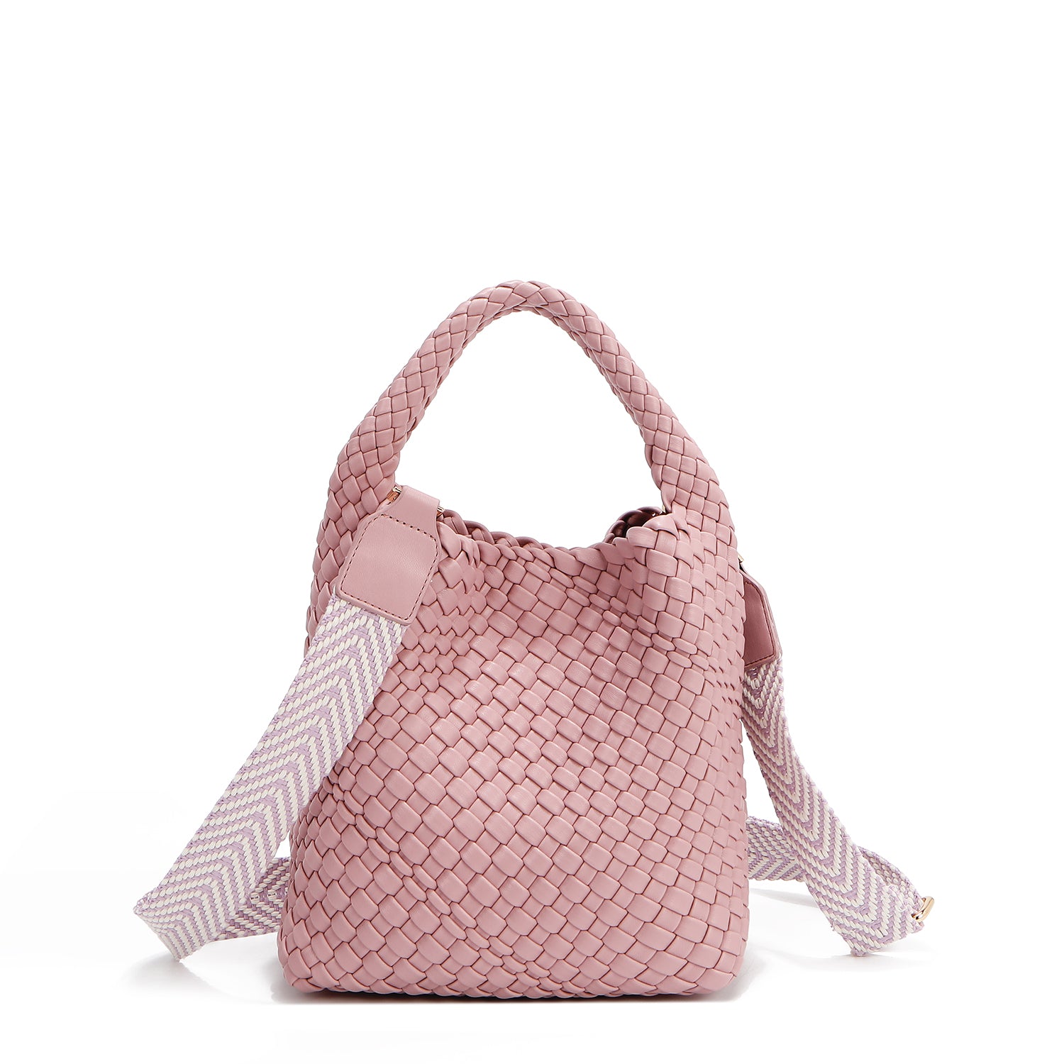 Bolsa juni com estojo (rosa)