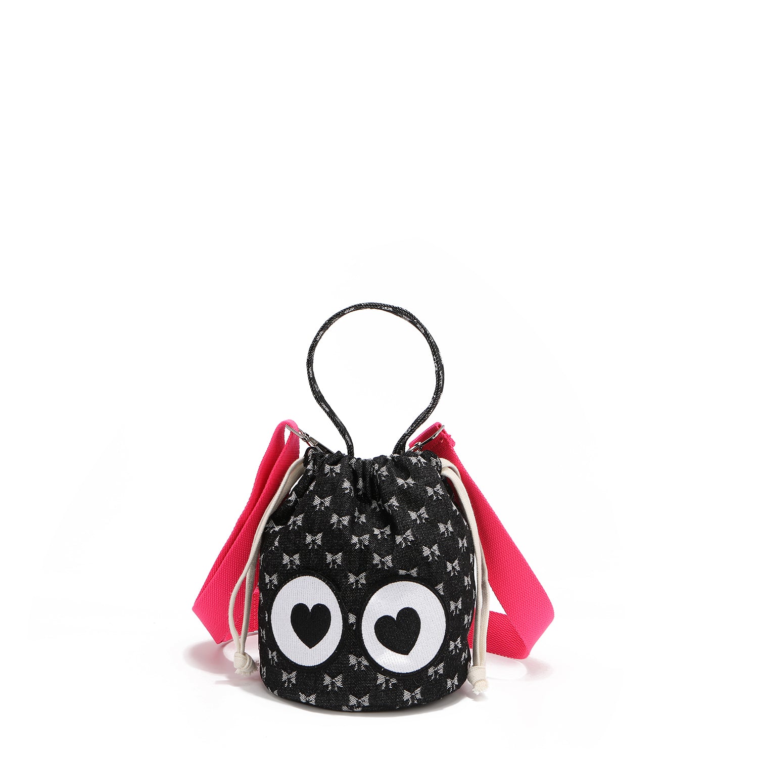 BOLSA EYE LOVE YOU (NEGRO)