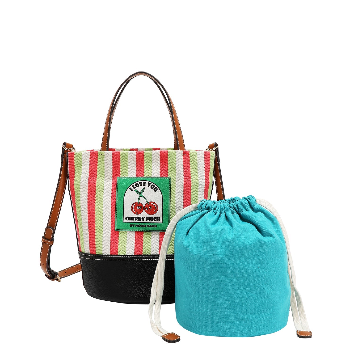 SOLANA BUCKET BAG (CANDY)