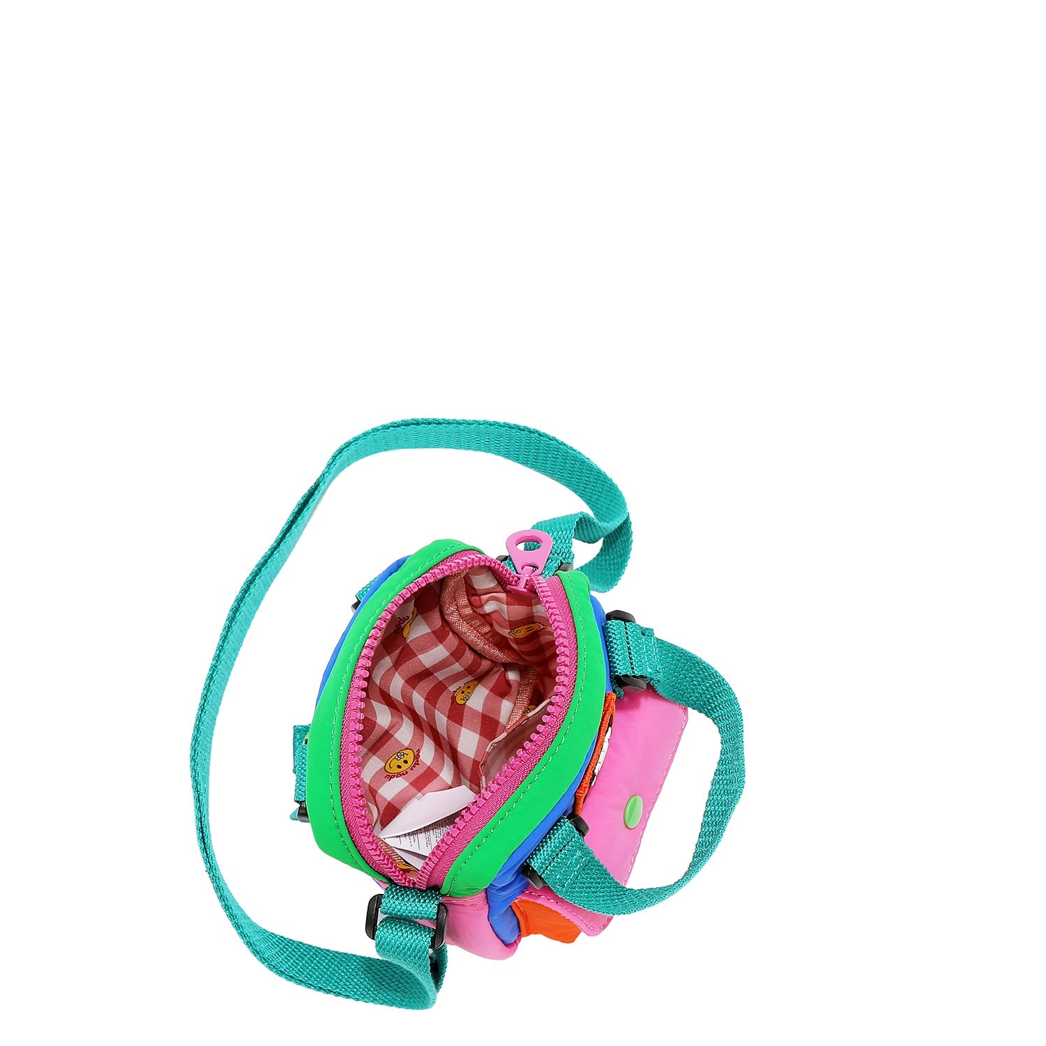 BANDOLERA DE NYLON MULTICOLOR