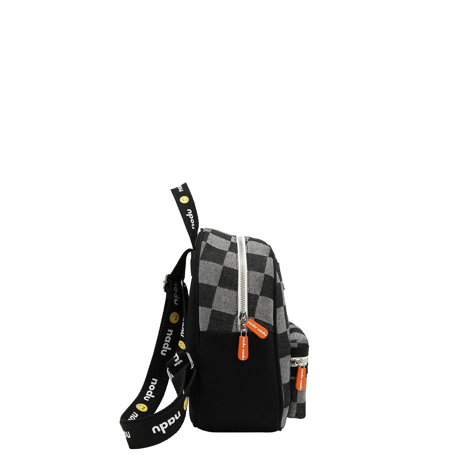 MOCHILA DE CUADROS CORDY (NEGRO)