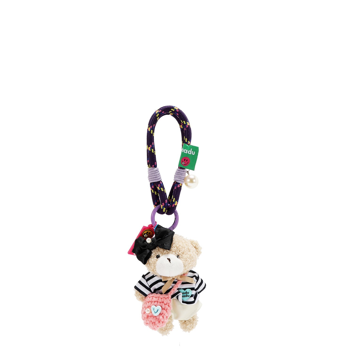 CHARM CITA EN NEGRO "OSO BELLA"