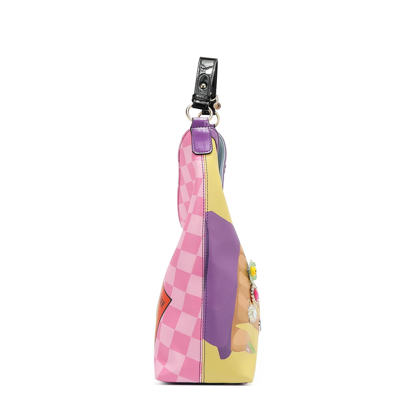Nail Polish Hobo Bag, Spacious and Effortlessly Chic with V Nail Polish Hobo Bag, Spacious and Effortlessly Chic with V