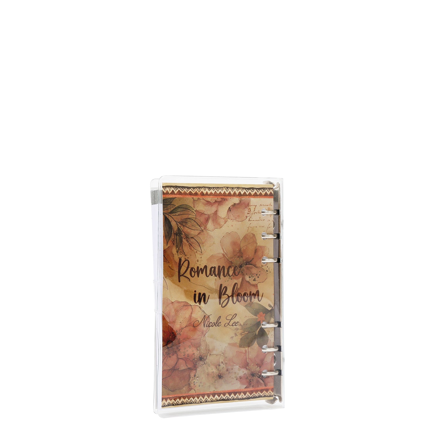 AGENDA CON ANILLAS Y CUBIERTA TRANSPARENTE (REFLECTION OF LOVE)
