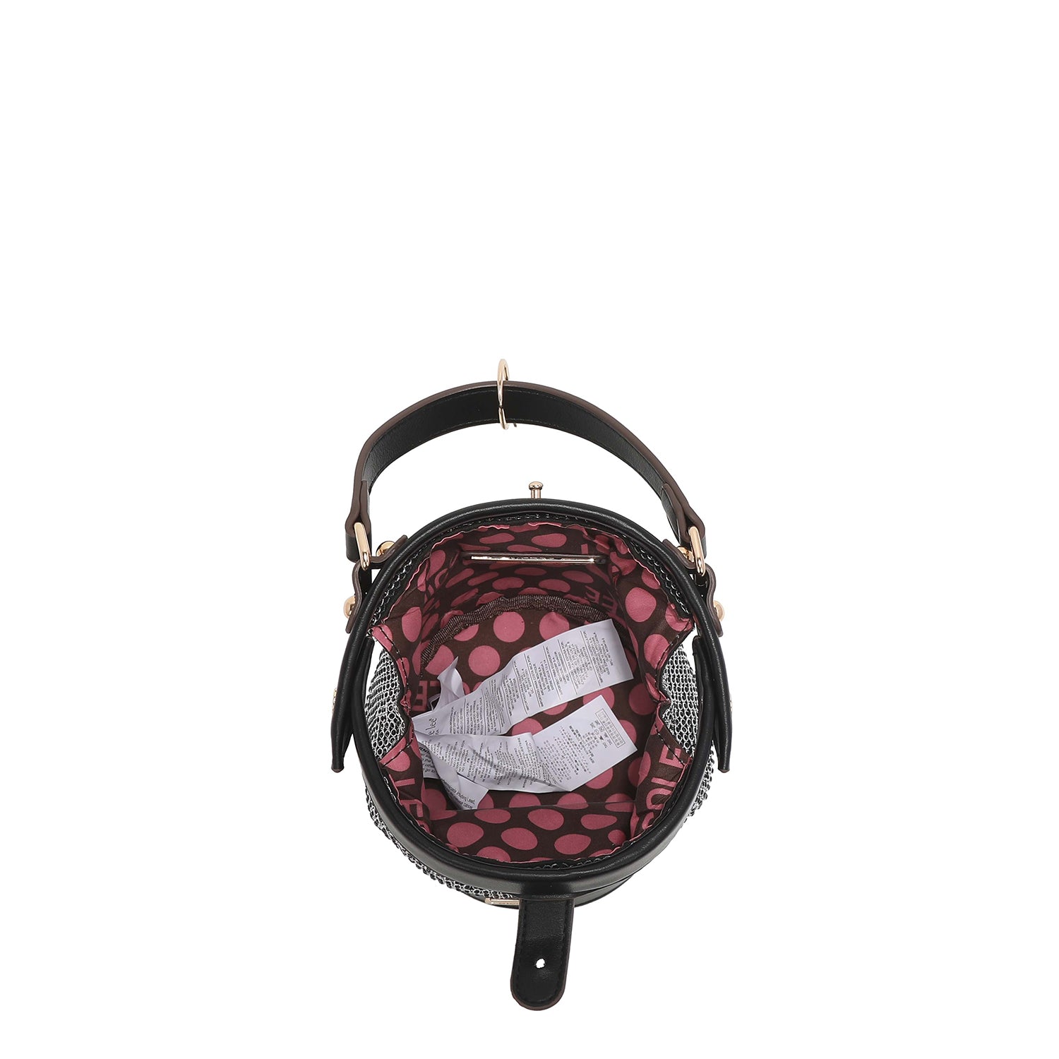 Bandolera with rhinestones "Bianca"