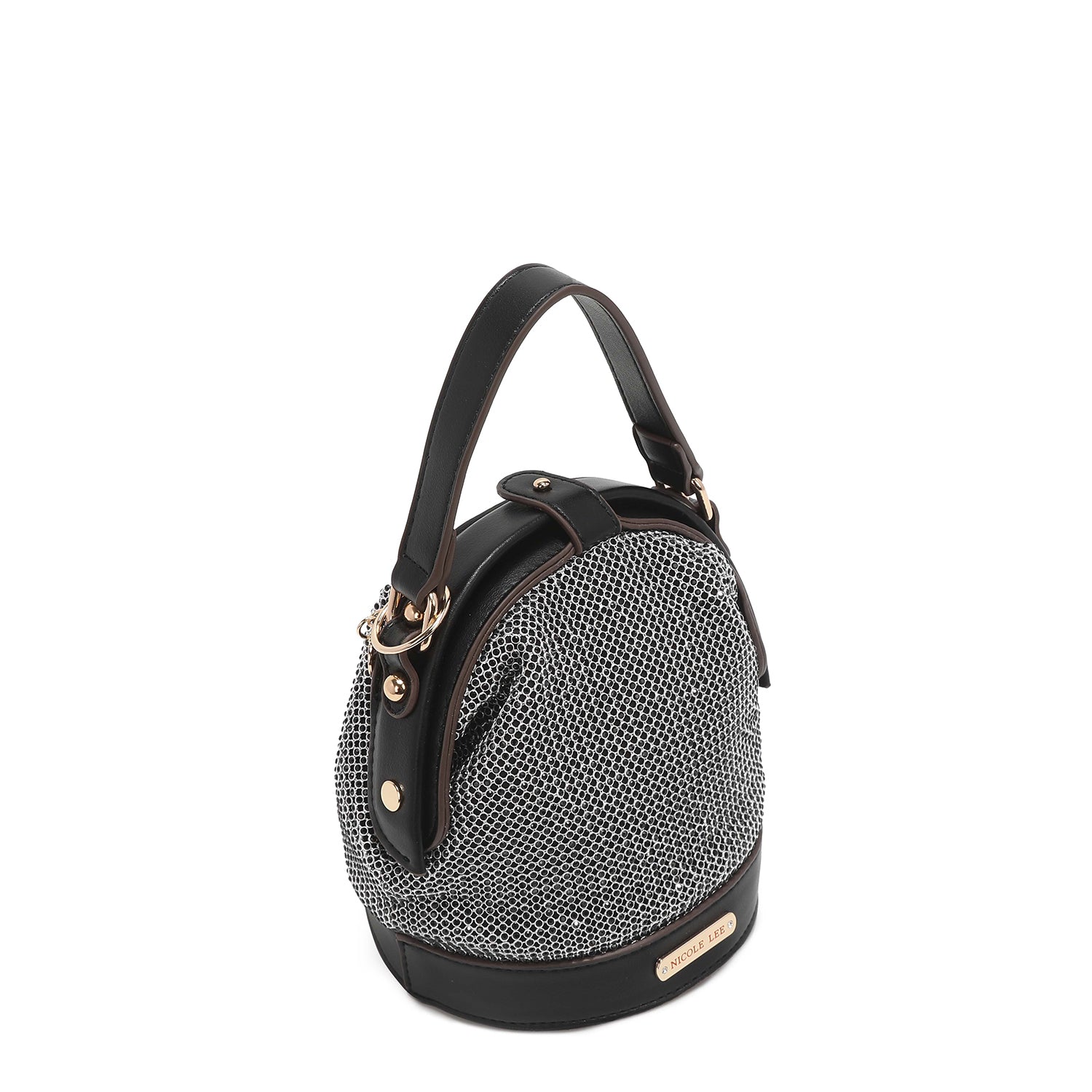 Bandolera with rhinestones "Bianca"