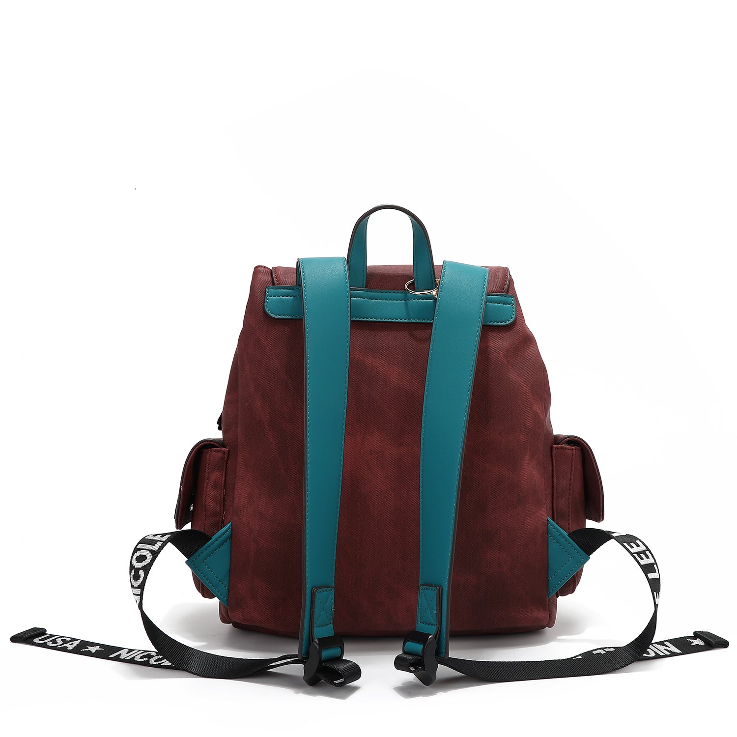 ZAINO CON TOPPE MULTIPLE (ROSSO)