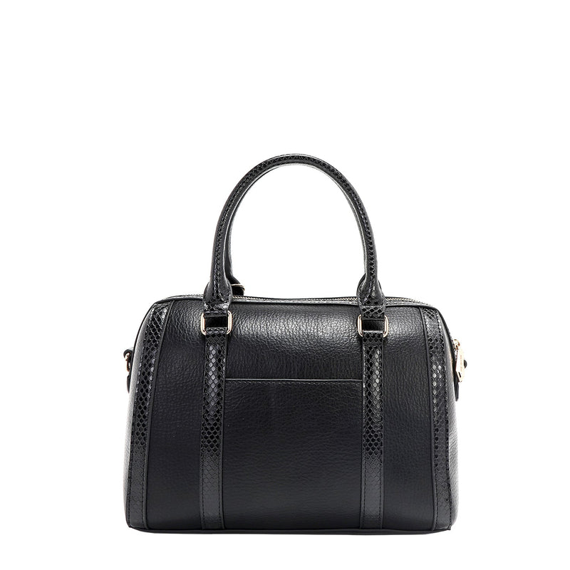 SAC BOSTON AVEC DENTELLE (NOIR)