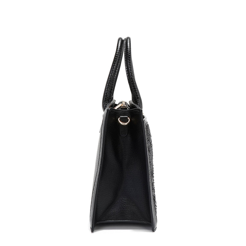 SAC AVEC DENTELLE (NOIR)