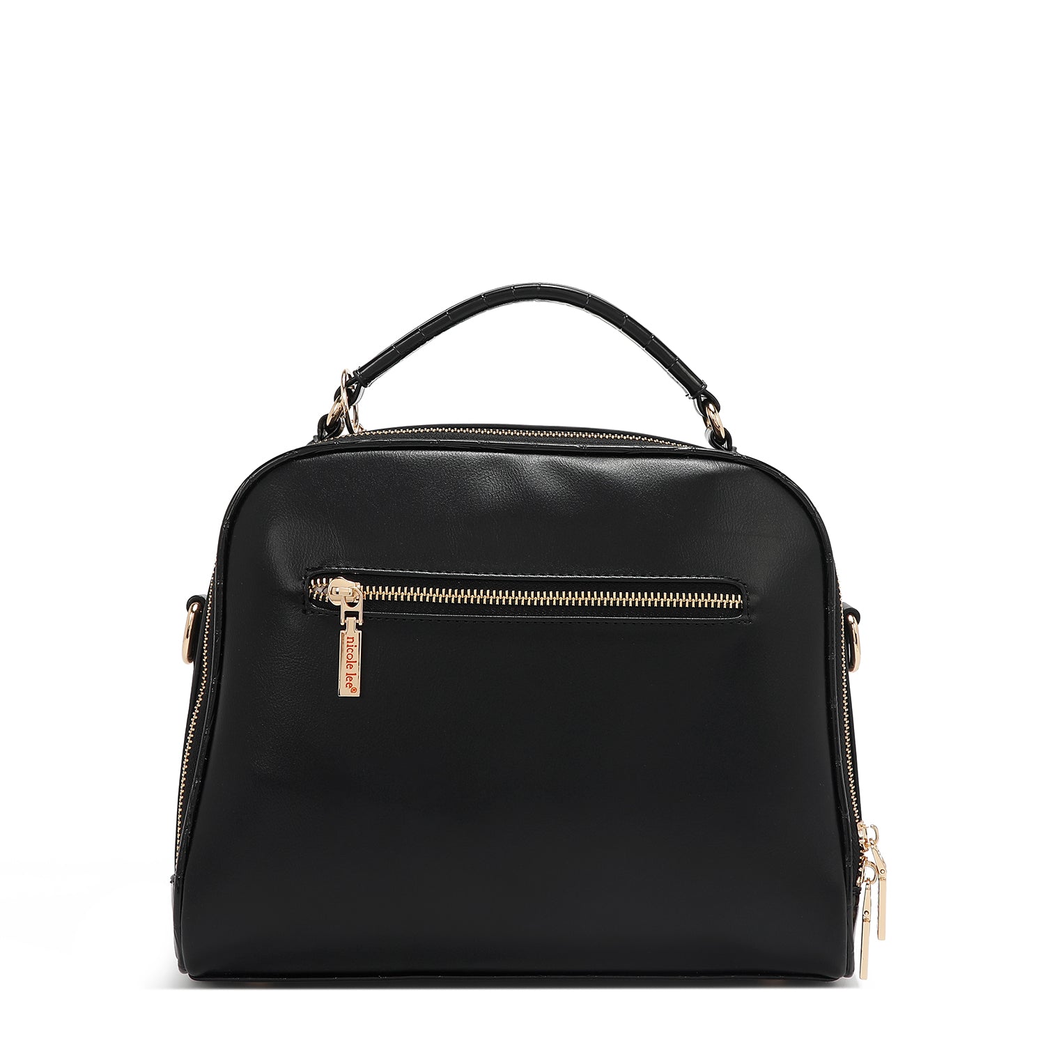 Calista -Handtasche mit oberem Griff (schwarz)