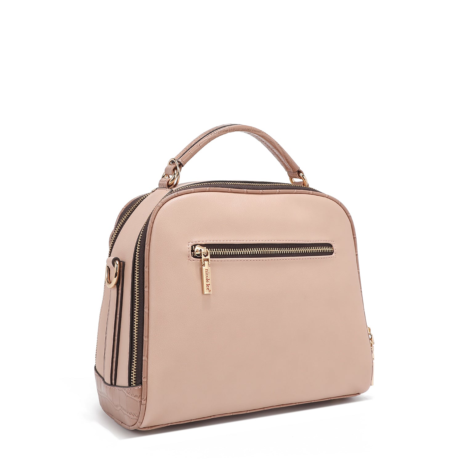 Calista -Handtasche mit oberem Griff (rosa)