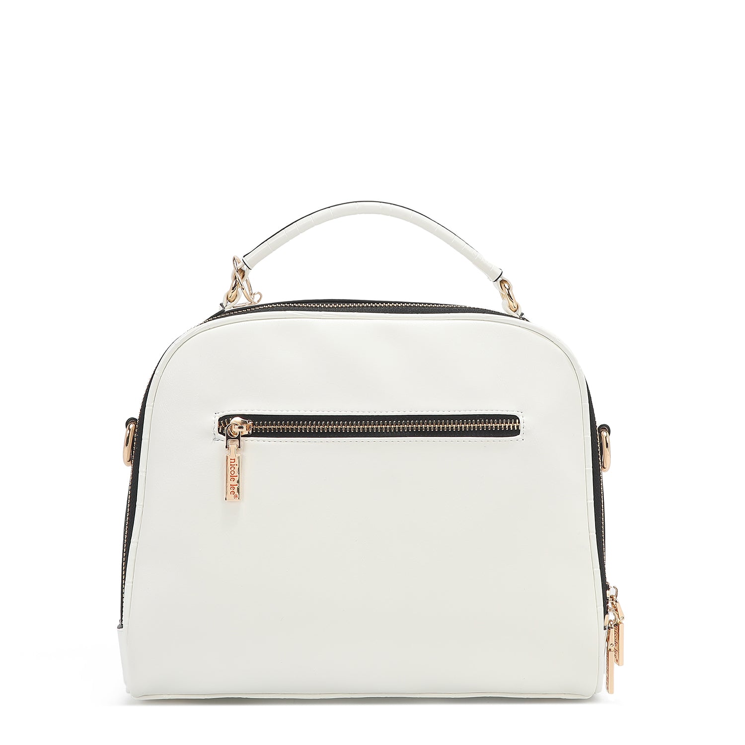 Calista -Handtasche mit oberen Griff (weiß)