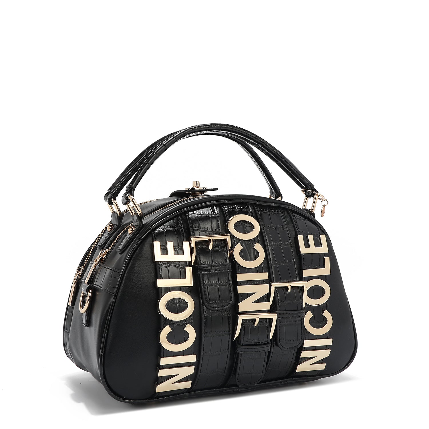CALISTA SATCHEL DOMO (NEGRO)