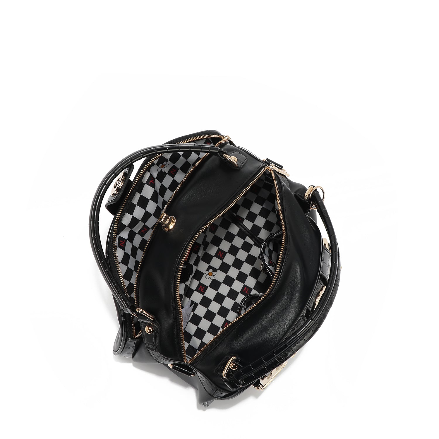 CALISTA SATCHEL DOMO (NEGRO)