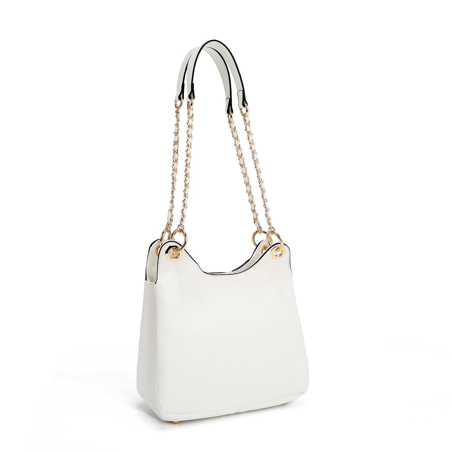 CALISTA BOLSO DE HOMBRO CON CADENA (BLANCO)