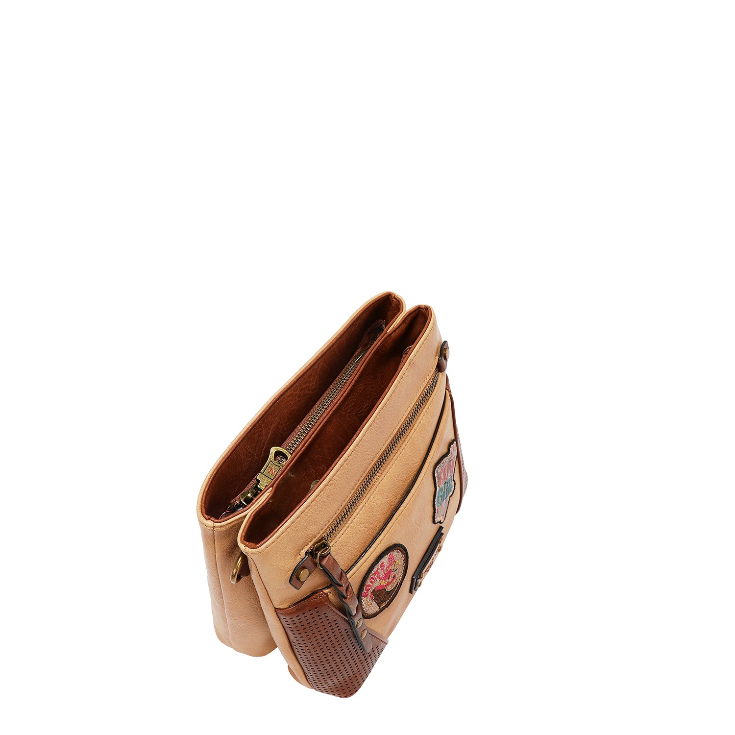 BANDOELRA VINTAGE CON PARCHE (MARRON)