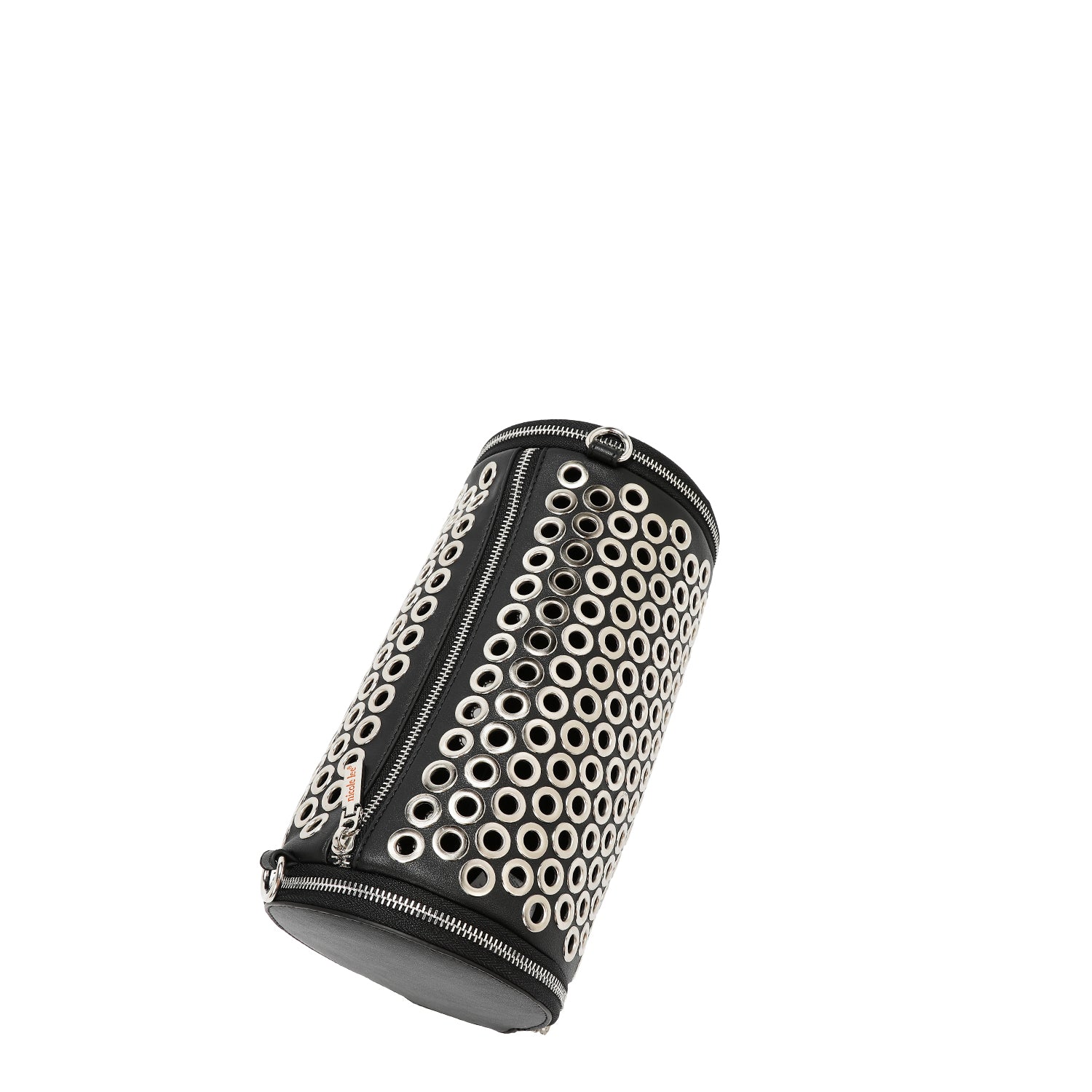 BOLSA DE BARRIL CON BORDE DE OJALES (NEGRO)