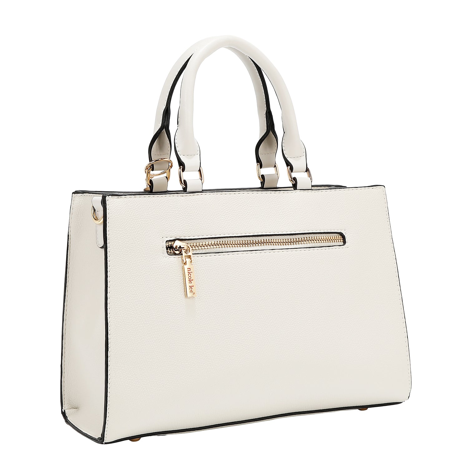 Sac de poche avec blocs de couleurs (blanc)