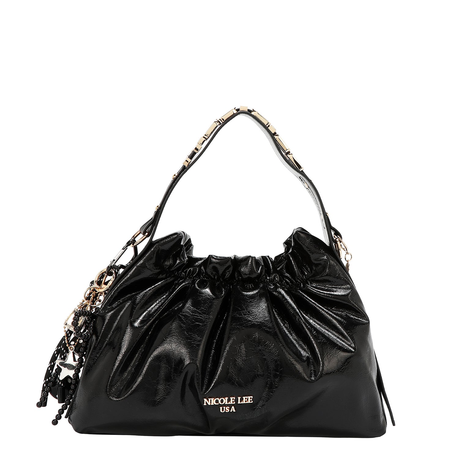 BOLSO DE ASA SUPERIOR SHIMMER LUXX (NEGRO)