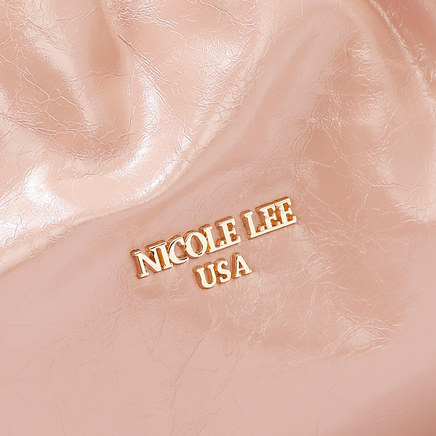 BOLSA DE HOMBRO CUADRADA DE LUJO SHIMMER (ROSA)