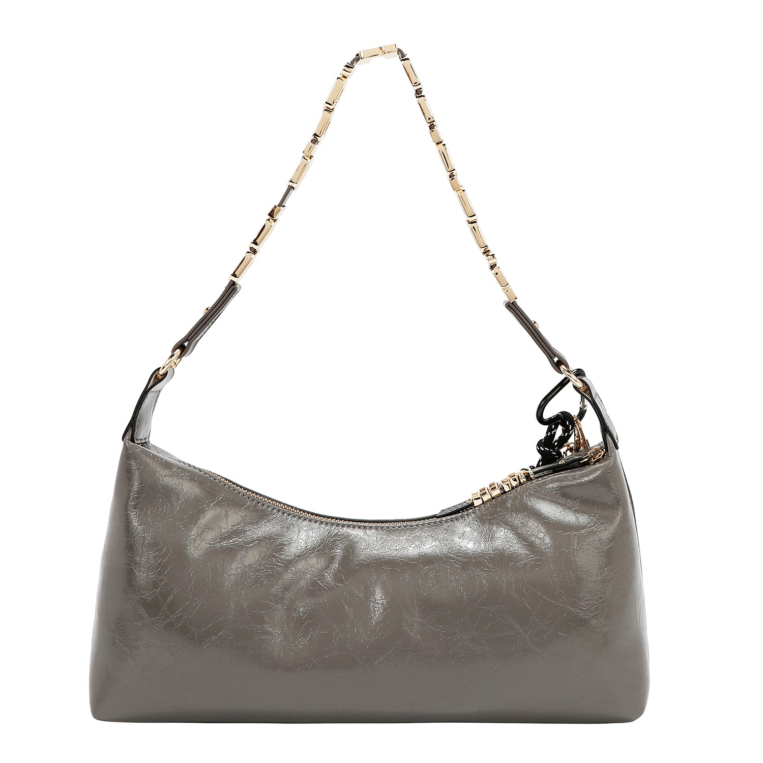 BOLSO DE HOMBRO LUXE SHIMMER (GRIS)