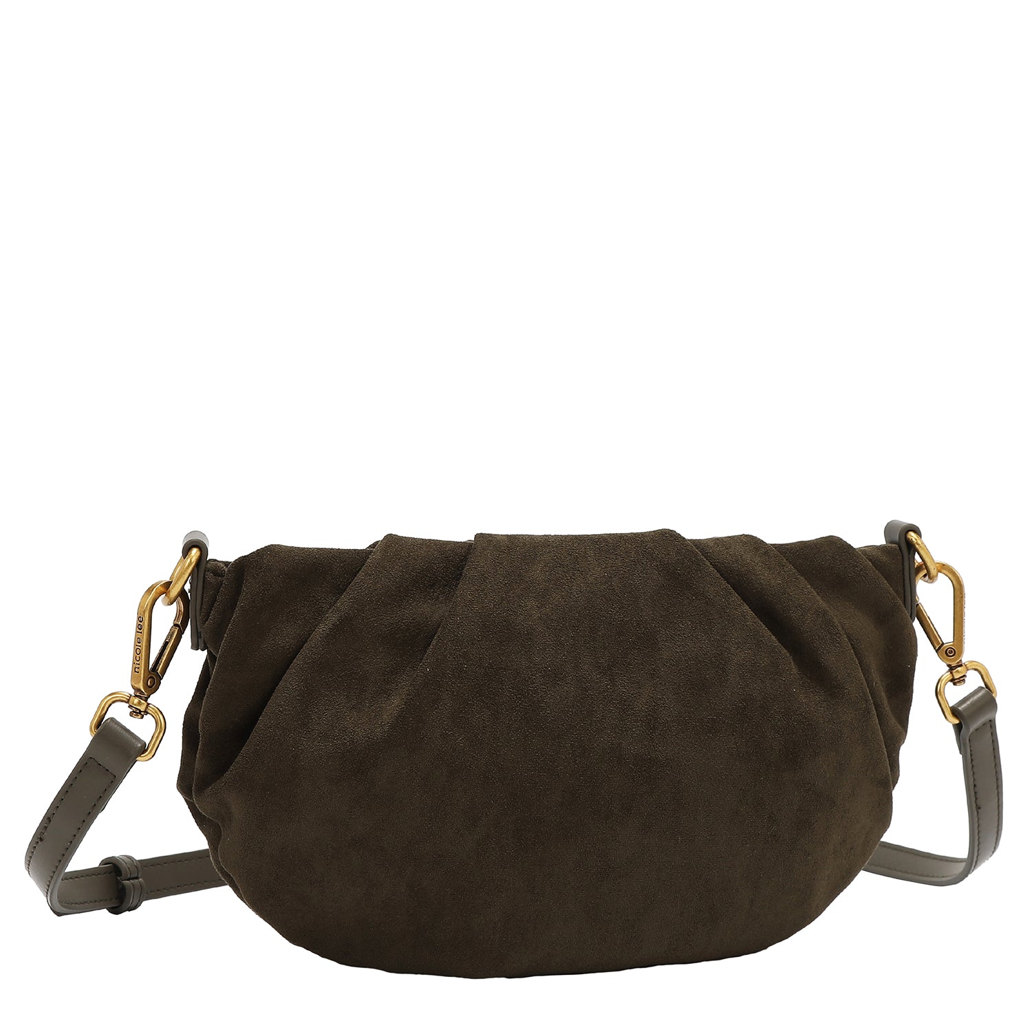 BANDOLERA CON DISEÑO FLORAL (OLIVA)