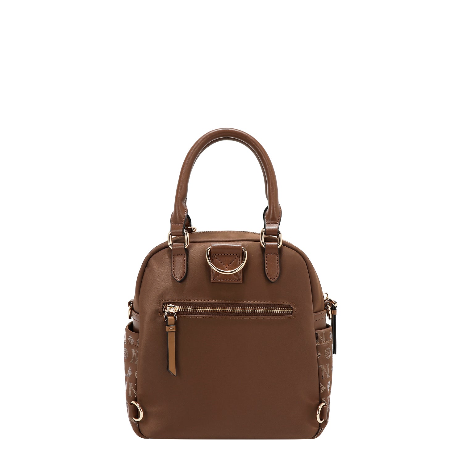 MULTIPURPOSE BAG WITH MONOGRAM LOGO (BROWN)