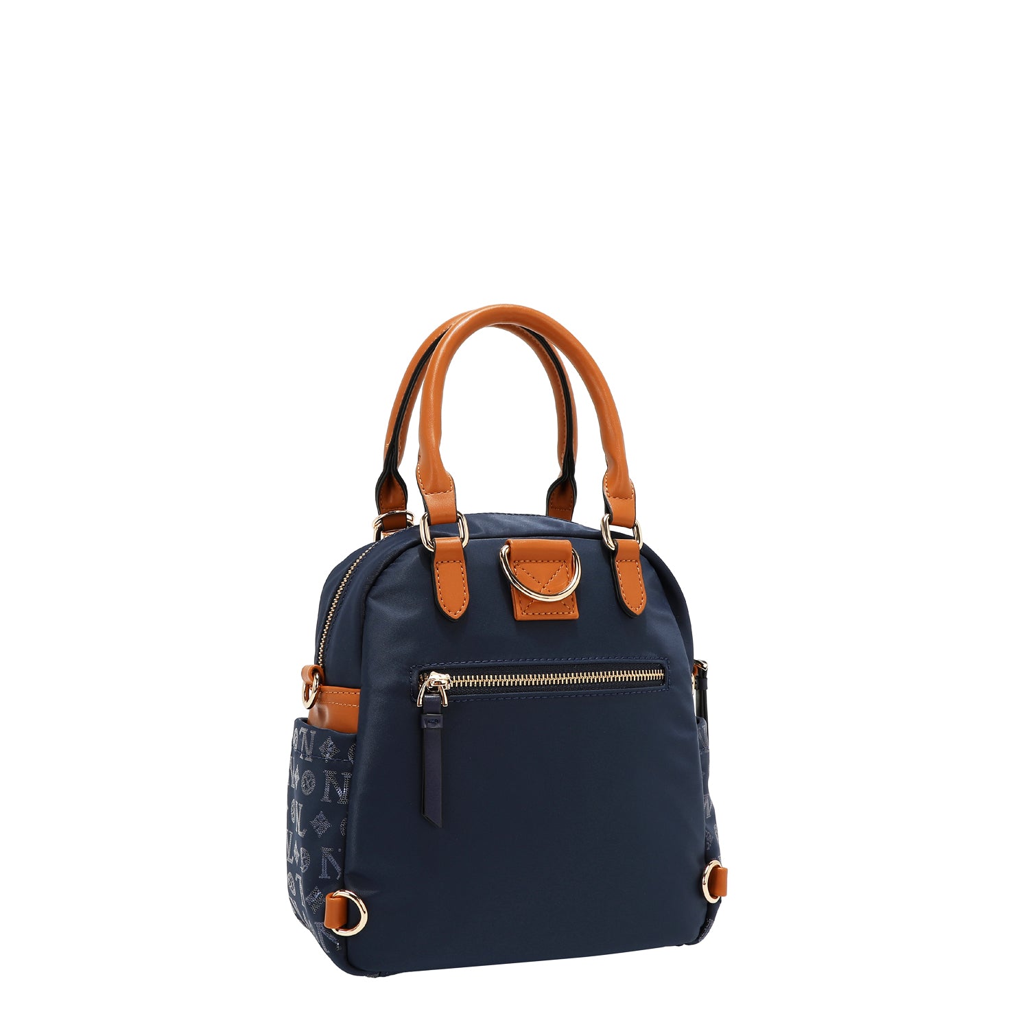 BOLSO MULTIUSOS CON LOGOTIPO DE MONOGRAMA (AZUL)