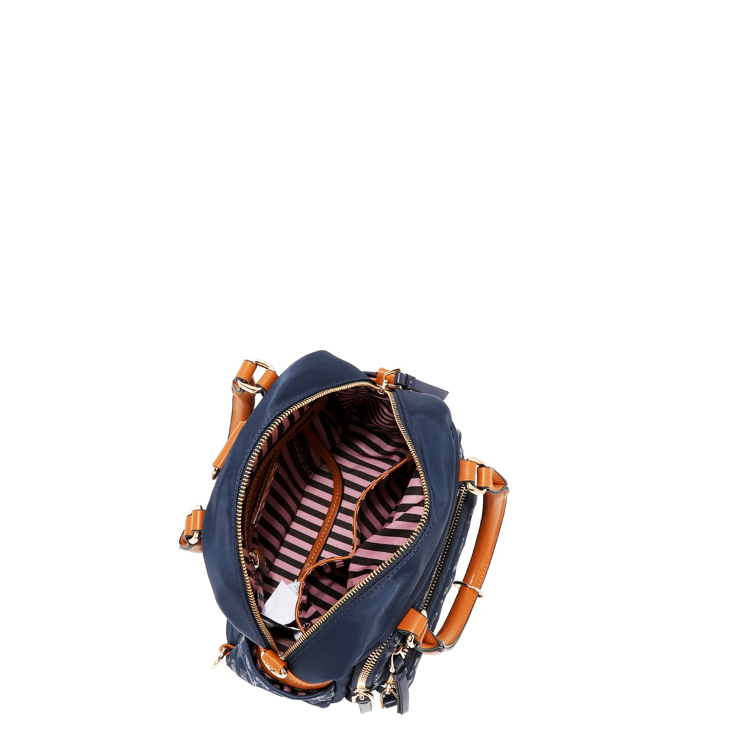 BOLSO MULTIUSOS CON LOGOTIPO DE MONOGRAMA (AZUL)