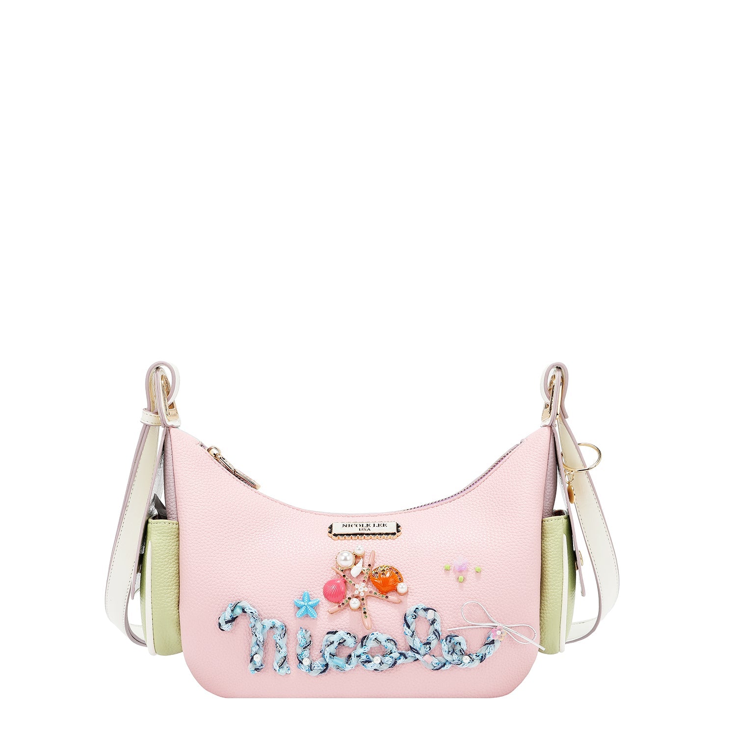 BOLSA MENSAGEIRA NICOLE OCEAN (ROSA)
