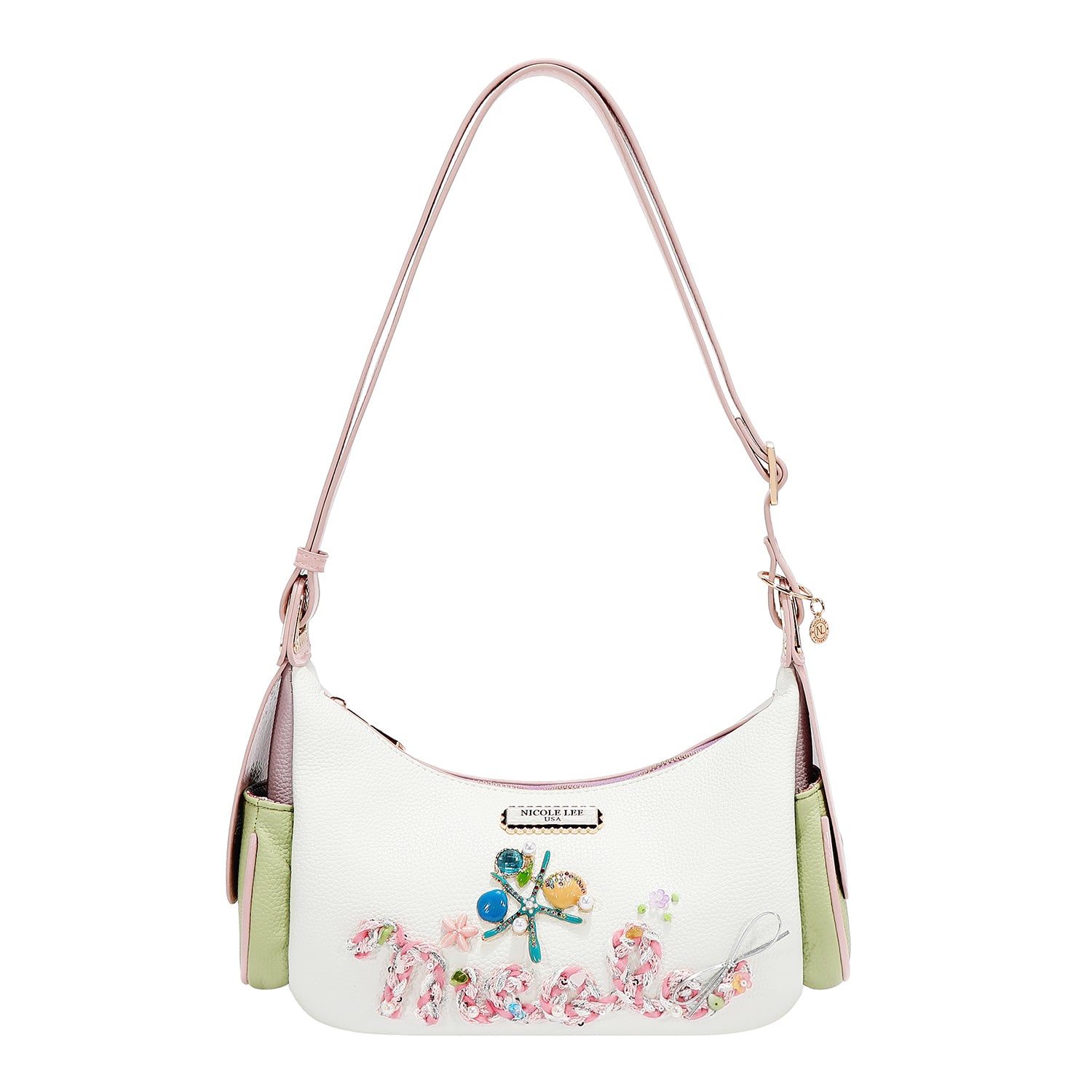 BOLSO MENSAJERO NICOLE OCEAN (BLANCO)