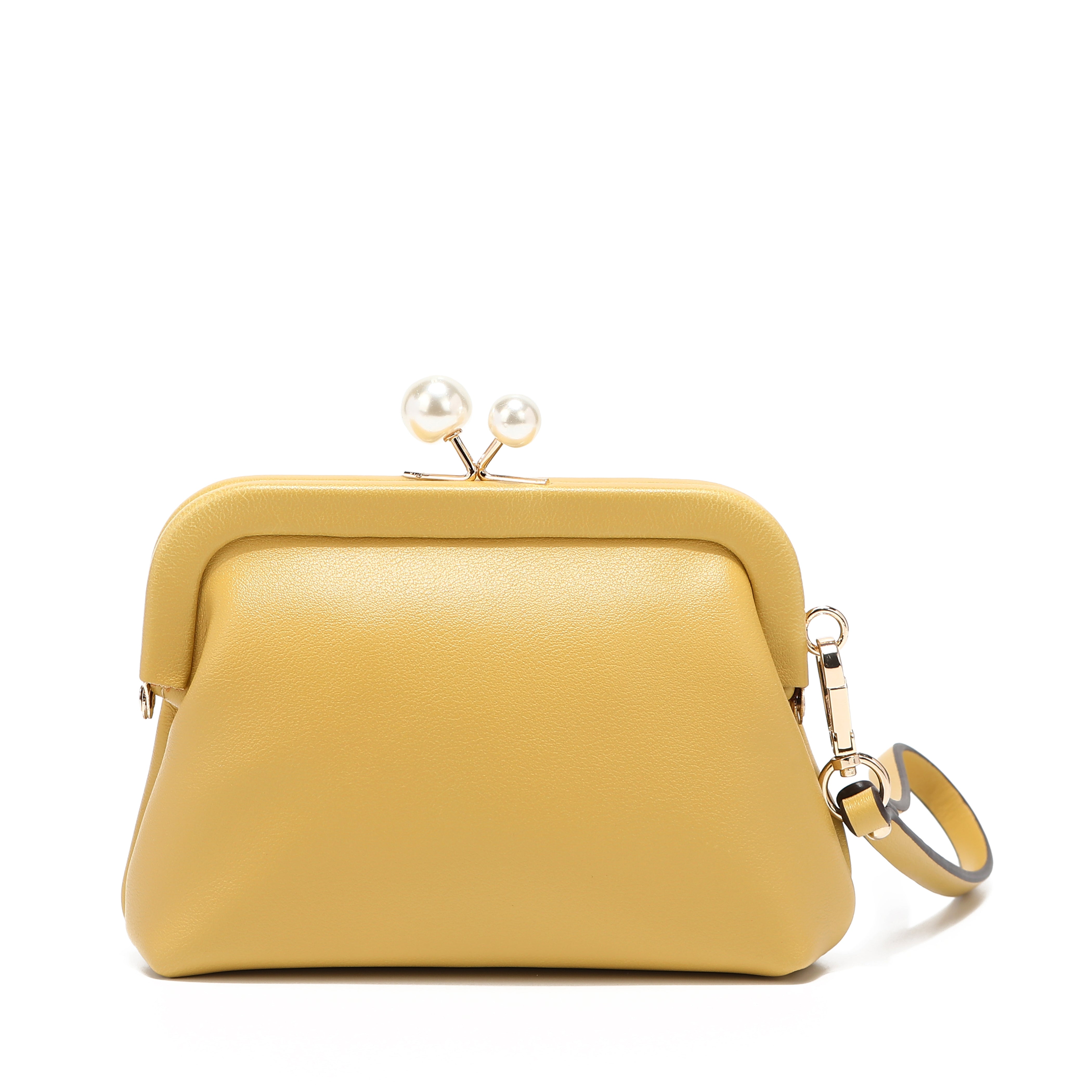 MONEDERO CHELSEA PEARL (AMARILLO)