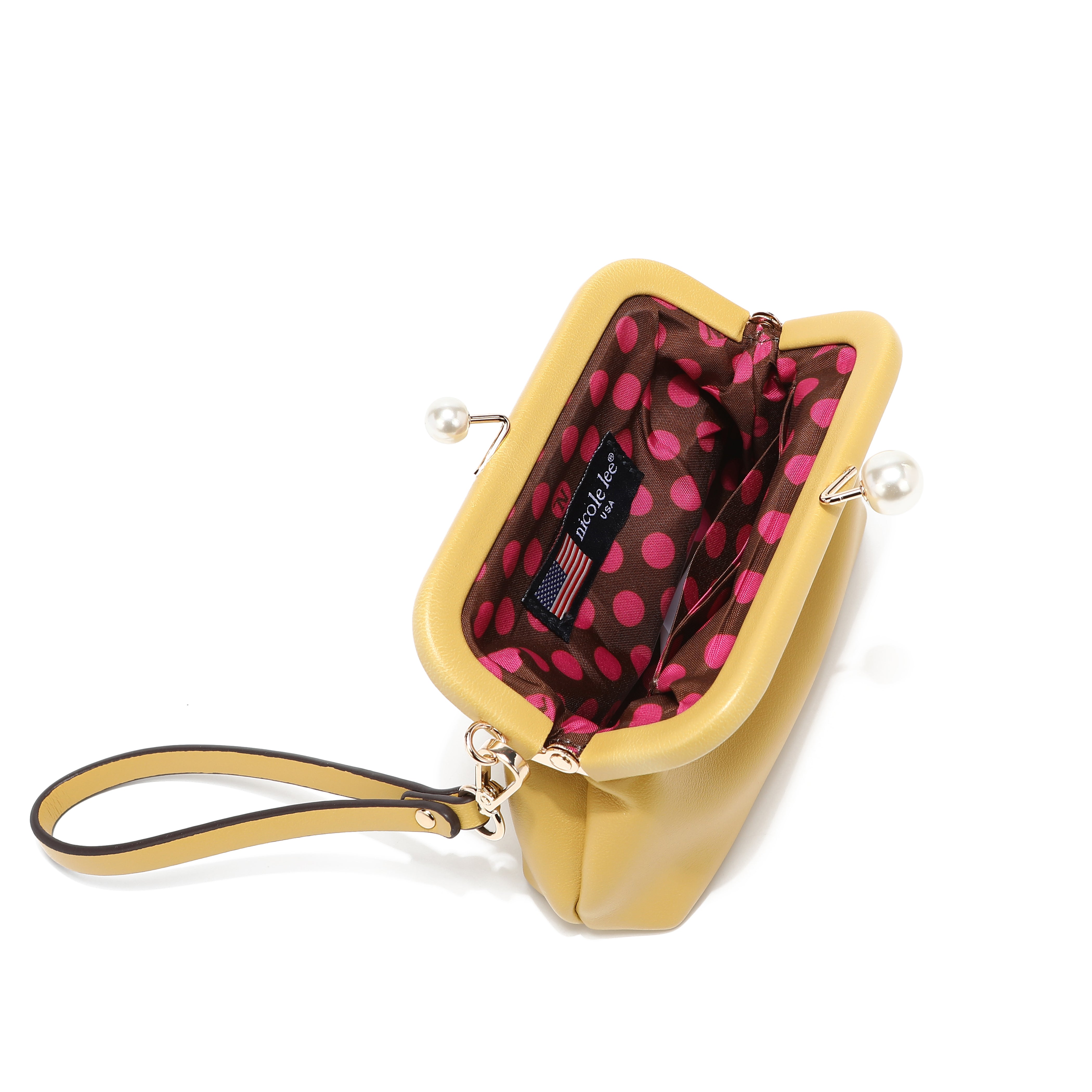 MONEDERO CHELSEA PEARL (AMARILLO)
