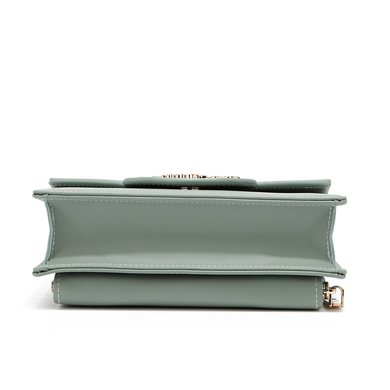 REMI LIGHT GREEN CROSSBODY WALLET