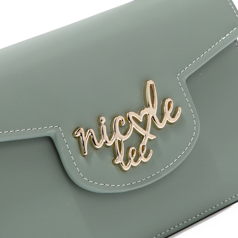 REMI LIGHT GREEN CROSSBODY WALLET