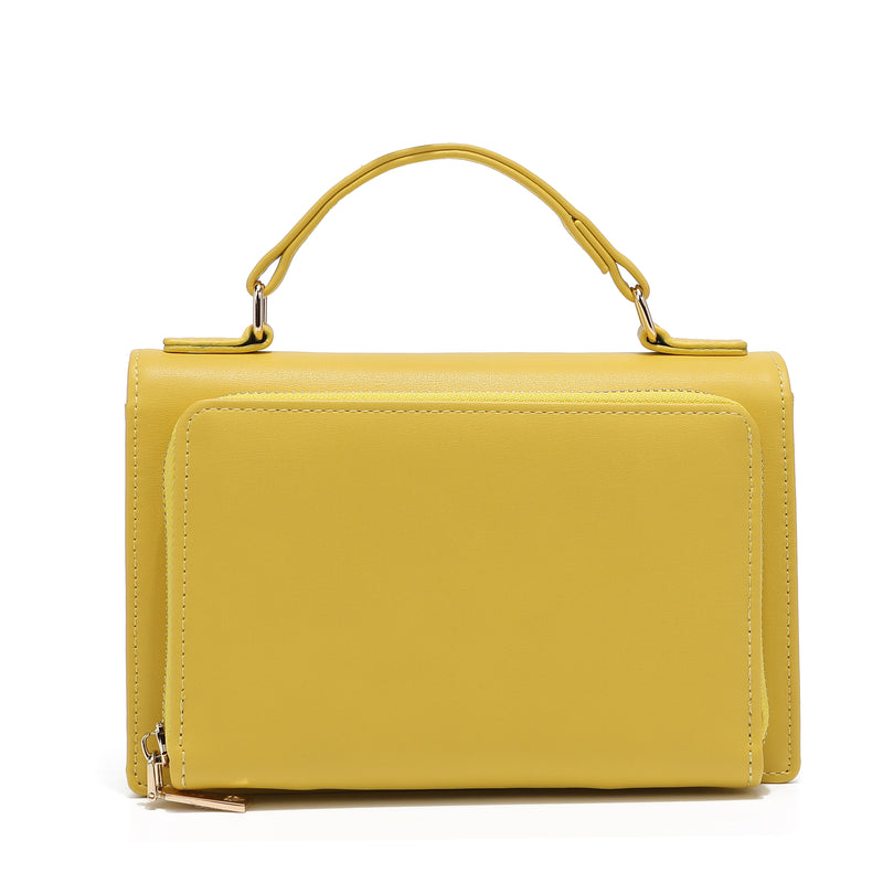 REMI YELLOW CROSSBODY WALLET