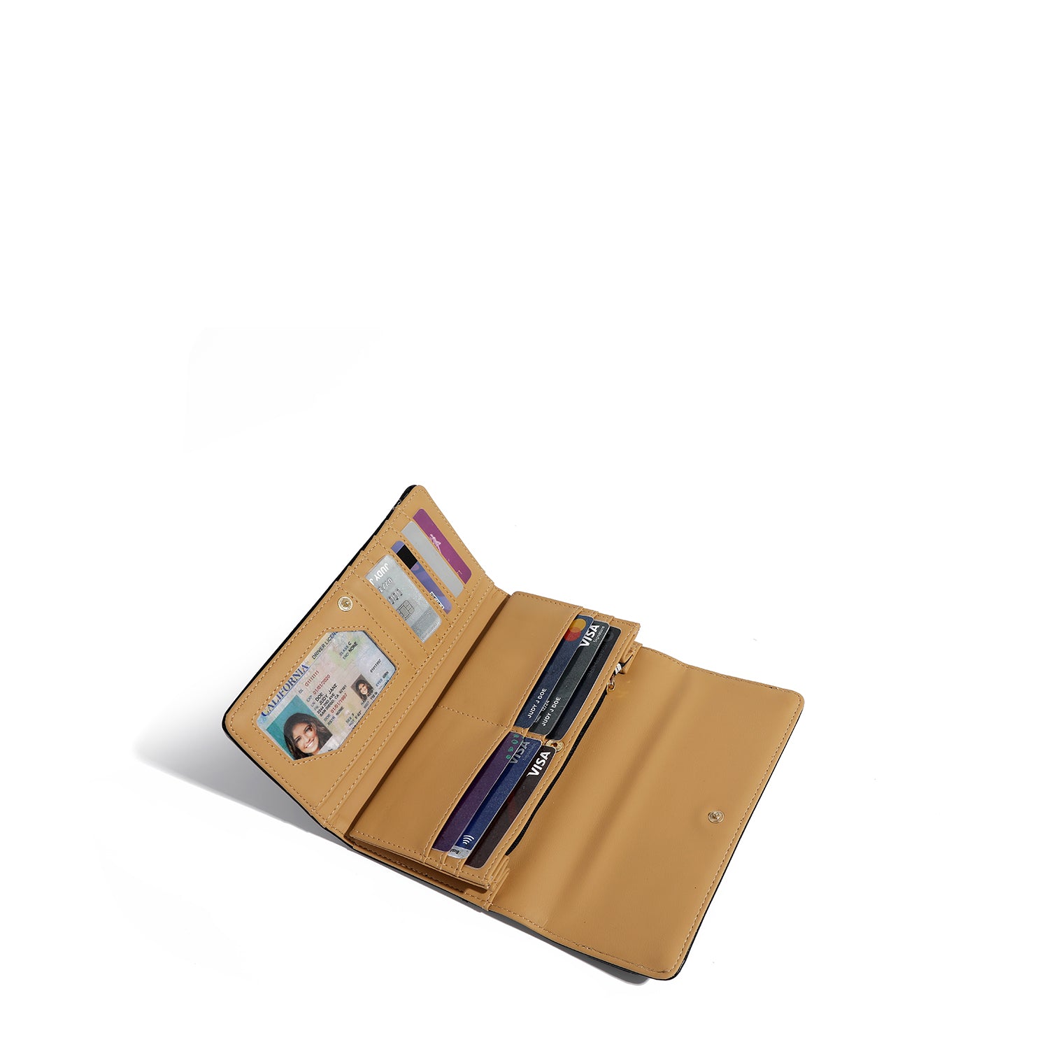 Calista wallet with lid (white)