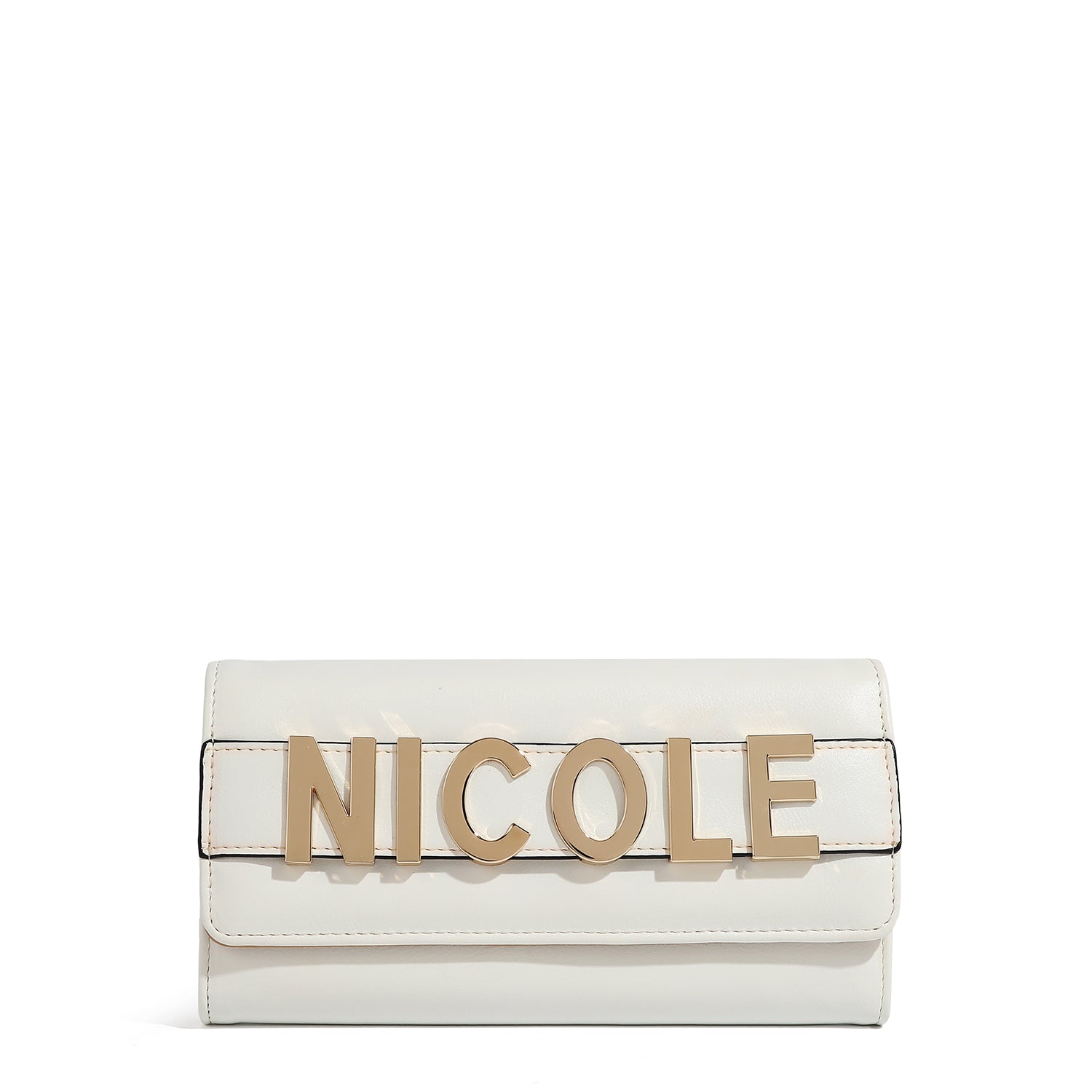 Calista wallet with lid (white)