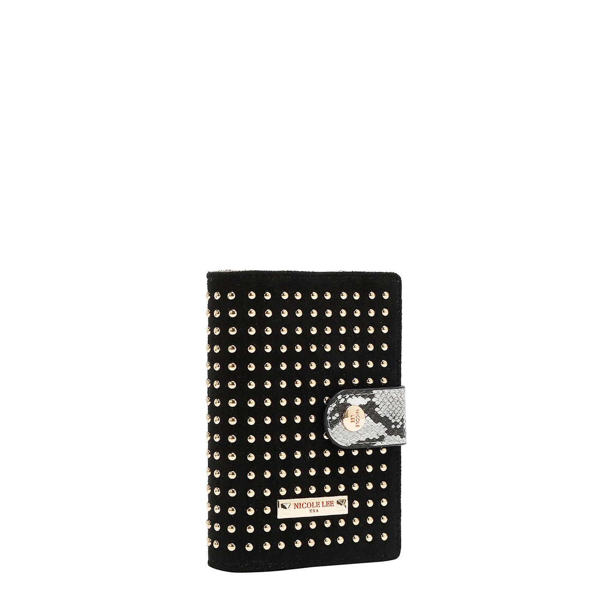 CARTERA CON TACHUELAS (NEGRO)
