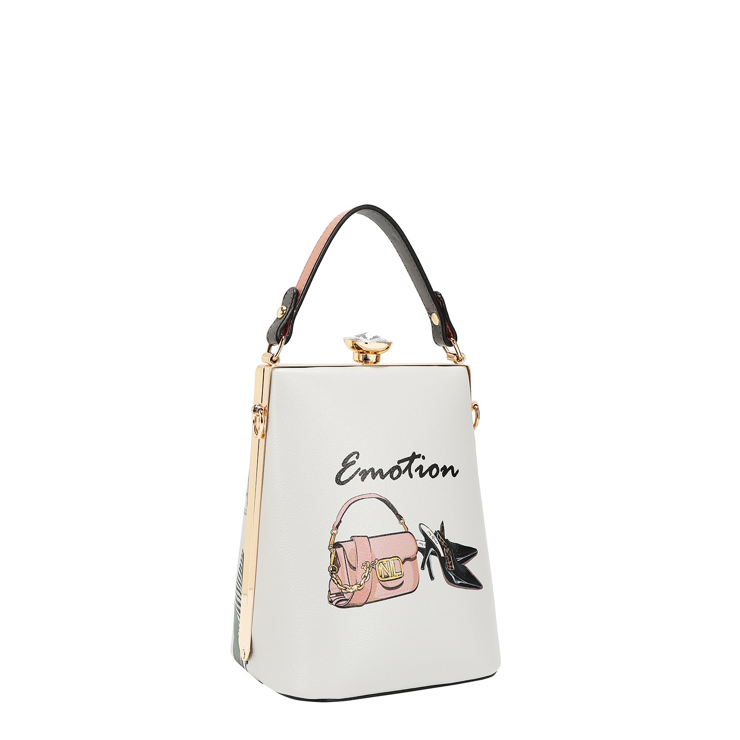 BOLSO CON DIAMANTE PEQUEÑO (EMOTION)