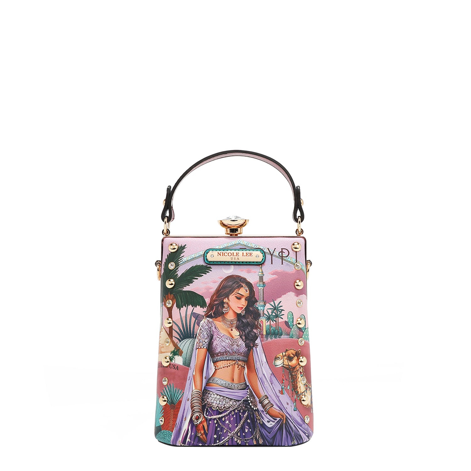 BORSA CON PICCOLO DIAMANTE (<tc>QUEEN CLEOPATRA</tc>)